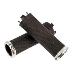 Coppia Manopole 100mm SRAM LOCKING Per Comandi GripShift INTEGRATI Anello Silver