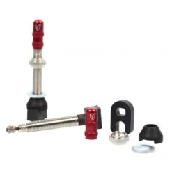 Coppia Valvole Tubeless Effetto Mariposa Kit 2 Ruote 40mm