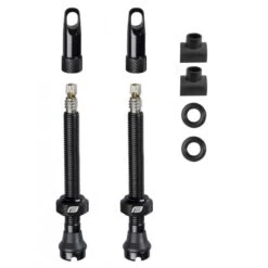 Coppia Valvole Tubeless Strada E MTB FORCE In Alluminio 60 Mm